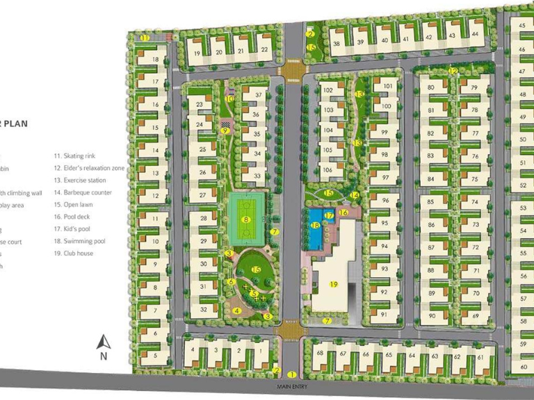 Adarsh Tranqville  masterplan
